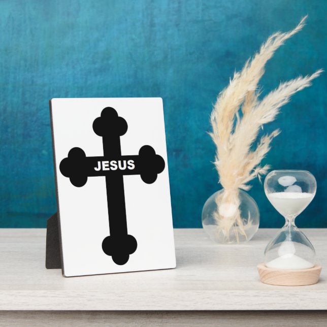 JESUS KREUZ FOTOPLATTE (Seite)
