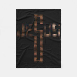 Jesus Kreuz Frauen Schwarzer Geschichtsmonat Männe Fleecedecke