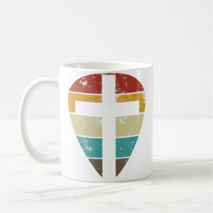 Jesus Kreuz Gitarre Gitarrist Musikliebhaber Kaffeetasse