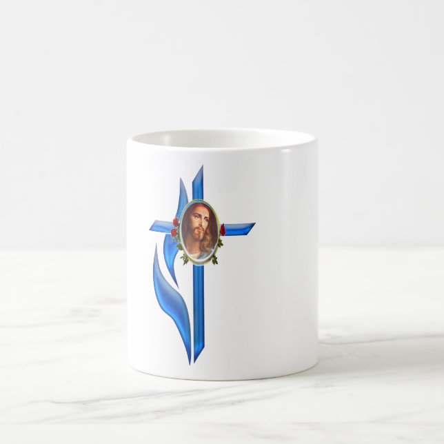 Jesus Kreuz Kaffeetasse (Mittel)
