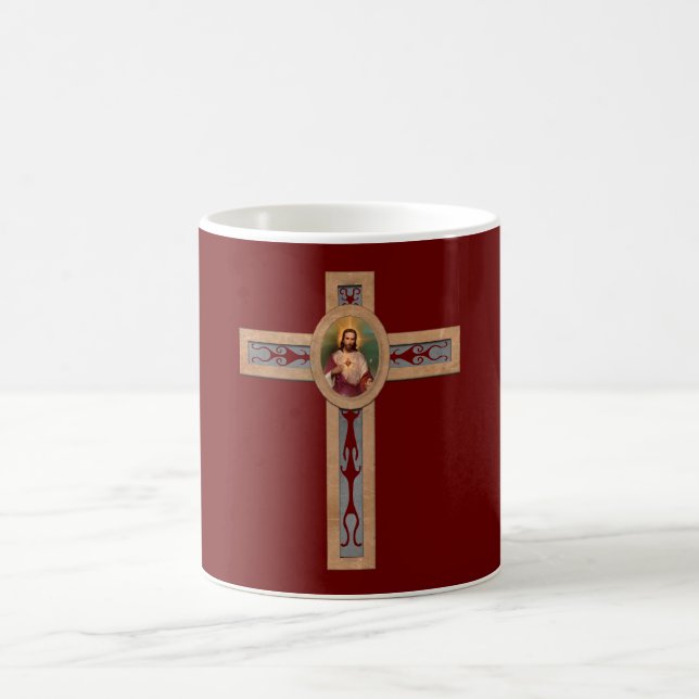 Jesus Kreuz Kaffeetasse (Mittel)
