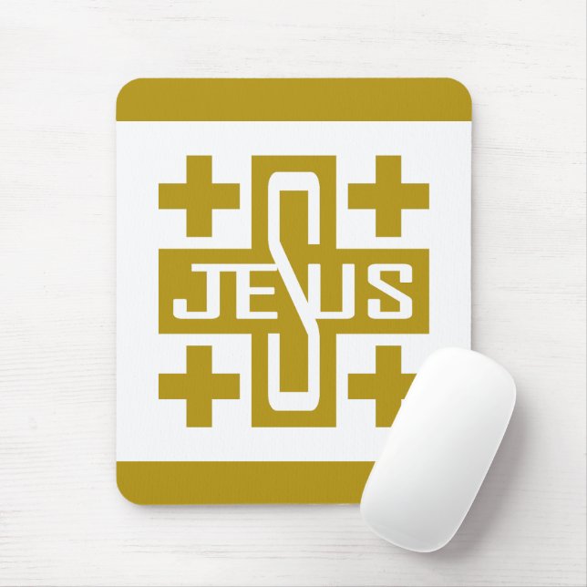 Jesus' Kreuz Mousepad (Mit Mouse)