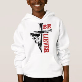 Jesus Kreuz Nageldesign – Mächtiger Christlicher G Hoodie