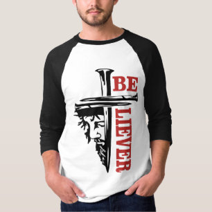 Jesus Kreuz Nageldesign – Mächtiger Christlicher G T-Shirt