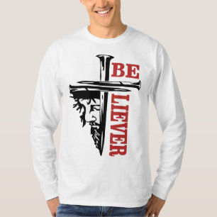 Jesus Kreuz Nageldesign – Mächtiger Christlicher G T-Shirt