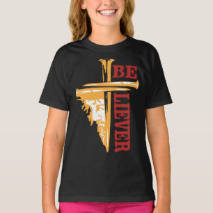 Jesus Kreuz Nageldesign – Mächtiger Christlicher G T-Shirt