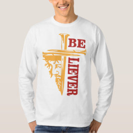 Jesus Kreuz Nageldesign – Mächtiges Christentum T-Shirt