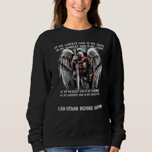 Jesus Kreuz Ritter Templer an meinem dunkelsten Go Sweatshirt