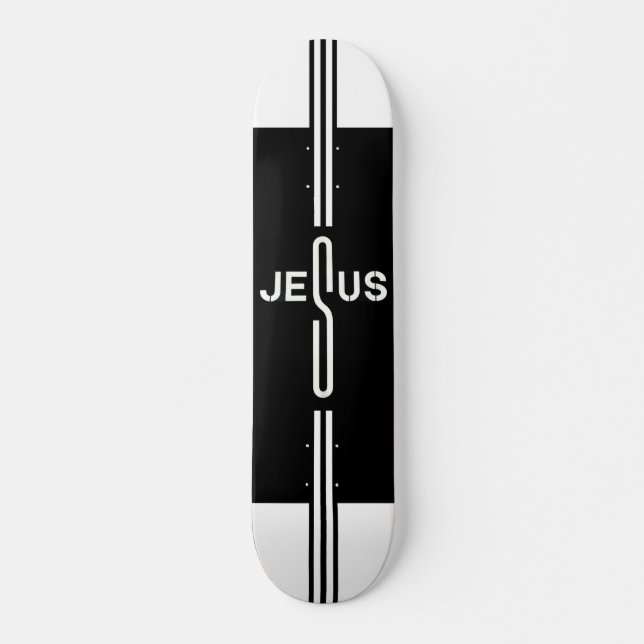 Jesus Kreuz Skateboard (Vorne)