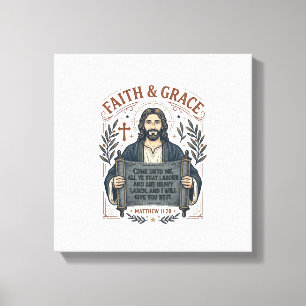 Jesus Kreuzstich Vintage-Shirt Christliches Grafik Leinwanddruck