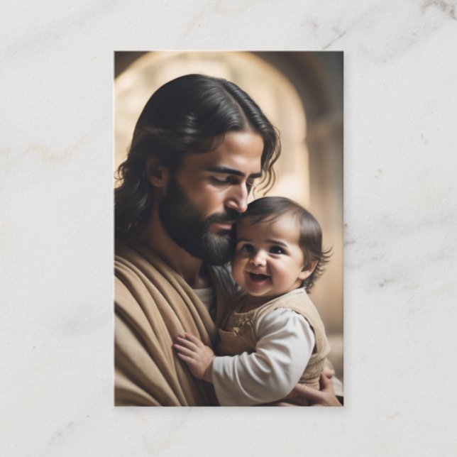Jesus Kunst Visitenkarte (Vorderseite)