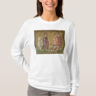 Jesus kuriert die Frau, die blutet T-Shirt