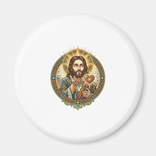 Jesus Küsschen Rot Herz Like Button Humor_1 Magnet