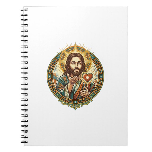 Jesus Küsschen Rot Herz Like Button Humor_1 Notizblock (Vorderseite)
