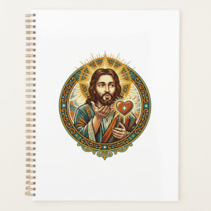 Jesus Küsschen Roter Herz Like Button Humor_1 Planer
