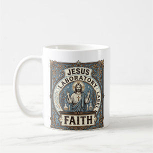 Jesus Laboretikett Glaube Jesus Laborchrist Kaffeetasse