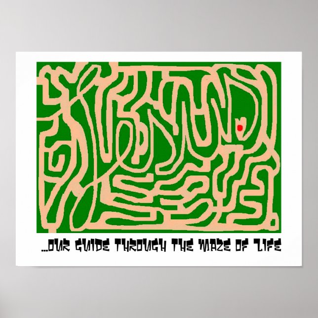 Jesus-Labyrinth Poster (Vorne)