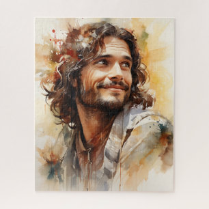 Jesus lächelndes Puzzle