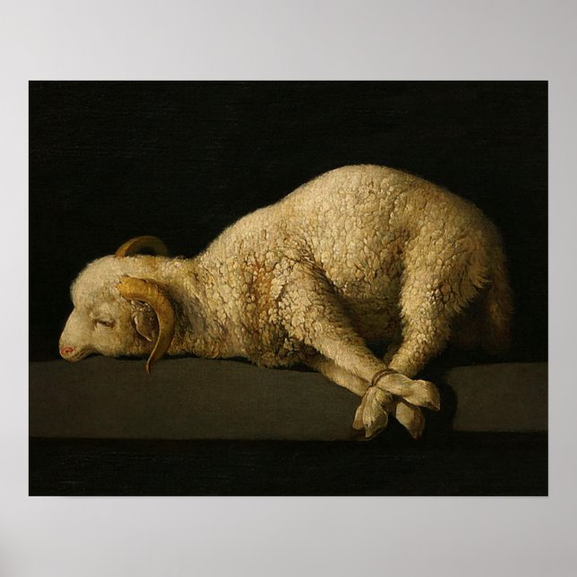 Jesus Lamb Gottes - Agnus Dei Poster (Vorne)