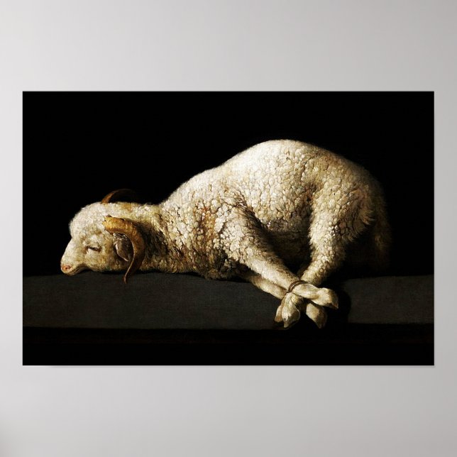 Jesus Lamb Gottes - Agnus Dei Poster (Vorne)