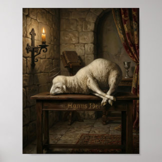 Jesus Lamb of God - Agnus Dei Poster