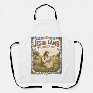 Jesus Lamm Weide Niedlich Jesus Lamm Weide Niedlic Schürze