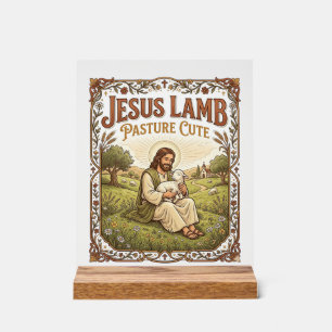 Jesus Lamm Weide Süß Jesus Lamm Weide Süß Ch Acrylschild