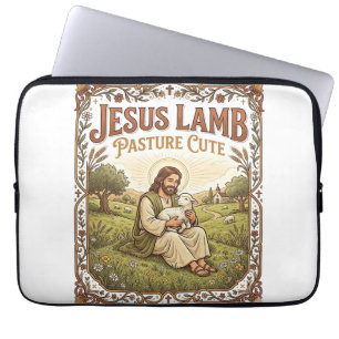 Jesus Lamm Weide Süß Jesus Lamm Weide Süß Ch Laptopschutzhülle