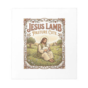 Jesus Lamm Weide Süß Jesus Lamm Weide Süß Ch Notizblock