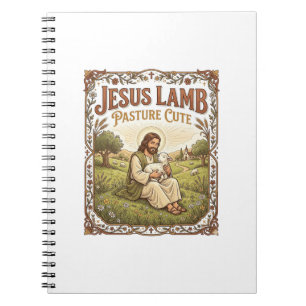 Jesus Lamm Weide Süß Jesus Lamm Weide Süß Ch Notizblock