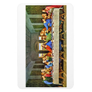Jesus Last Supper Flexible Foto Magnet