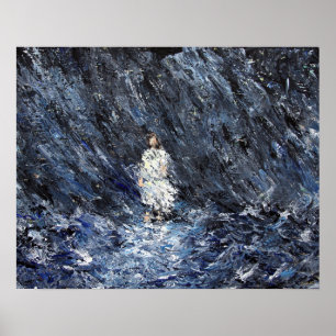 Jesus läuft auf dem Wasser Poster