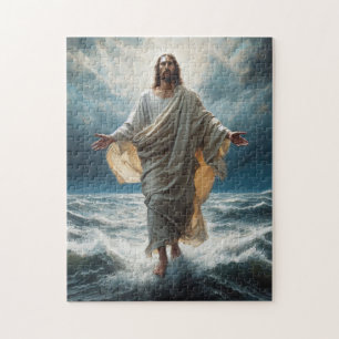 Jesus läuft auf dem Wasser Puzzle