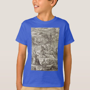 Jesus läuft auf dem Wasser T-Shirt
