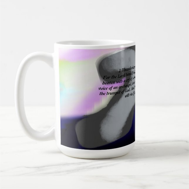 Jesus Leben Kaffeetasse (Links)