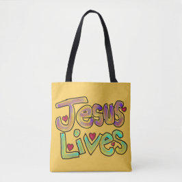 Jesus Lebt Helles Gelb Benutzerdefinierter Name
