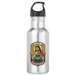 Jesus Leere Druckerpapierablage Büroarbeit Ärgerni Edelstahlflasche