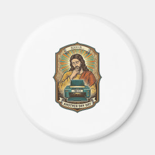 Jesus Leere Druckerpapierablage Büroarbeit Ärgerni Magnet