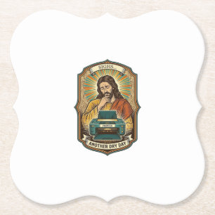 Jesus Leere Druckerpapierablage Büroarbeit Ärgerni Untersetzer