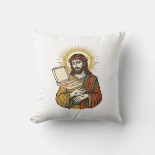 Jesus Leere Pizzaschachtel Kühlschrank Verrat Food Kissen