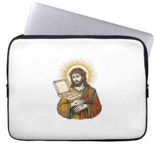 Jesus Leere Pizzaschachtel Kühlschrank Verrat Food Laptopschutzhülle