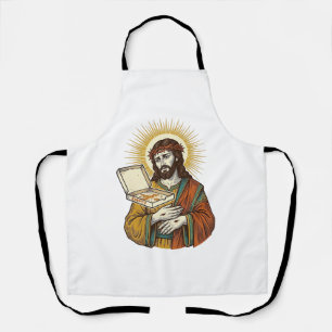 Jesus Leere Pizzaschachtel Kühlschrank Verrat Food Schürze