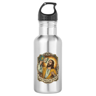 Jesus Leere Tortilla-Chip-Tüte Betrunkene Fressatt Edelstahlflasche