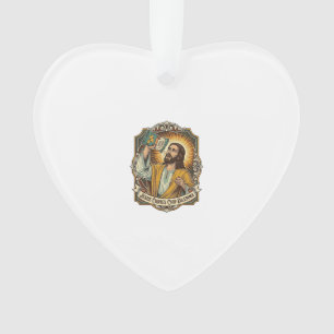Jesus Leere Tortilla-Chip-Tüte Betrunkene Munchies Ornament