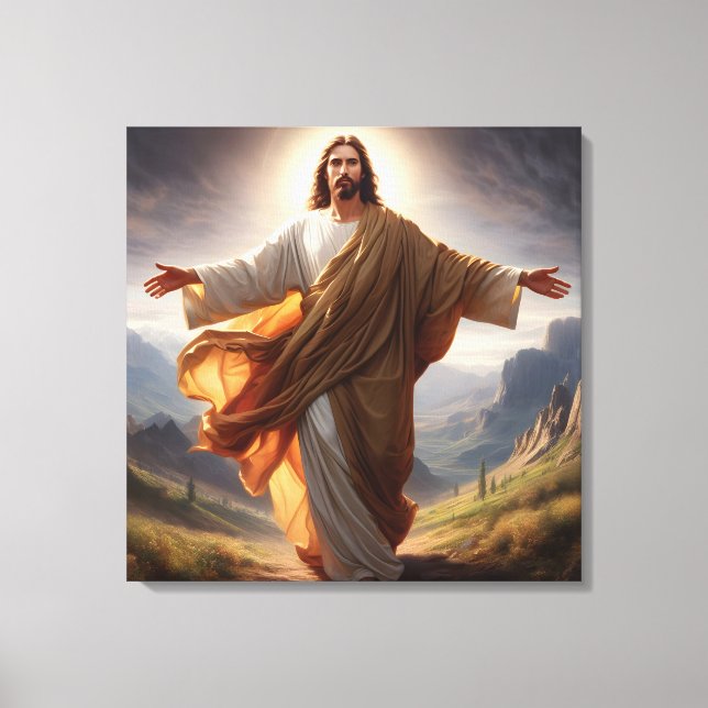 Jesus Leinwand Art (Vorderseite)
