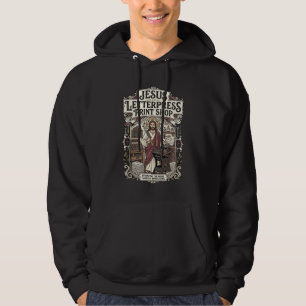 Jesus Letterpress-Druckerei Jesus Letterpress Pri Hoodie
