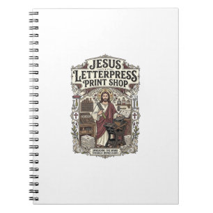 Jesus Letterpress-Druckerei Jesus Letterpress Pri Notizblock