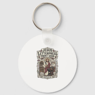 Jesus Letterpress-Druckerei Jesus Letterpress Pri Schlüsselanhänger