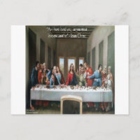Jesus @ Letztes Abendessen "Liebe One Another" Zit