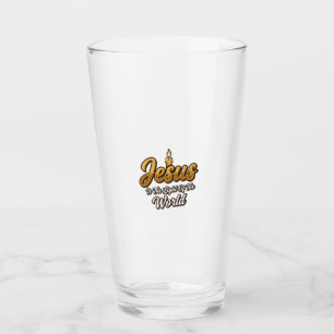 Jesus Licht der Welt Kerze Christlicher Vektor_1 Glas